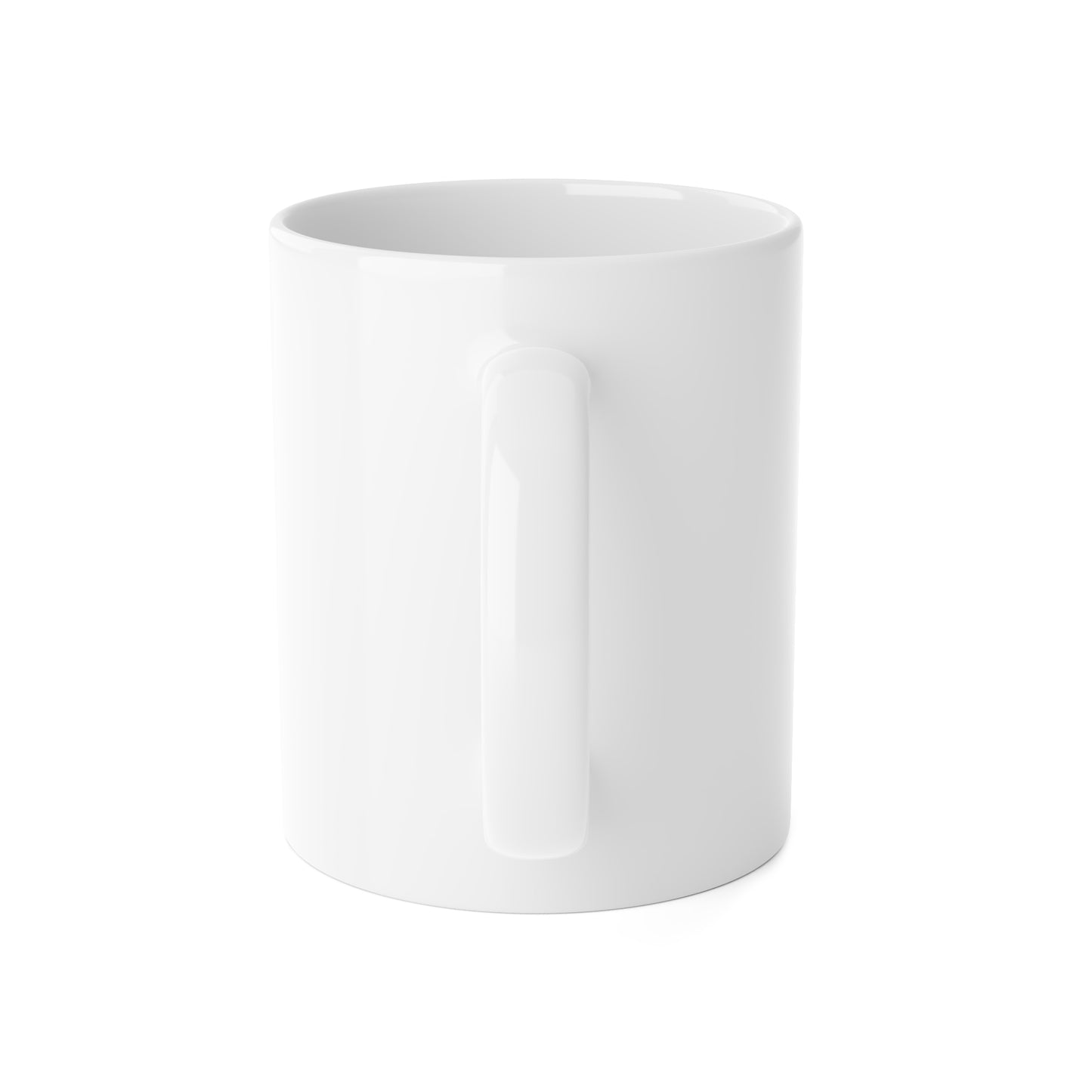 Elegant Gold Logo Ceramic Mug - 11oz Coffee Cup for Luxurious Comfort