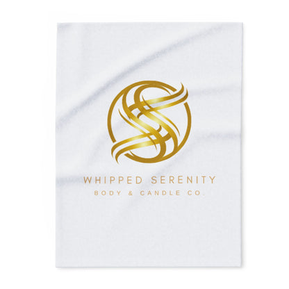 Whipped Serenity Plush Arctic Fleece Blanket - Luxurious Comfort for Cozy Nights