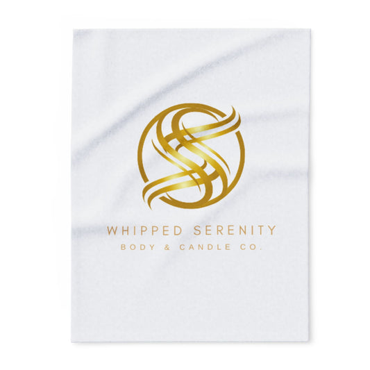 Whipped Serenity Plush Arctic Fleece Blanket - Luxurious Comfort for Cozy Nights
